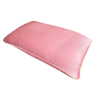 Pure Mulberry Silk Pillowcase in Rose
