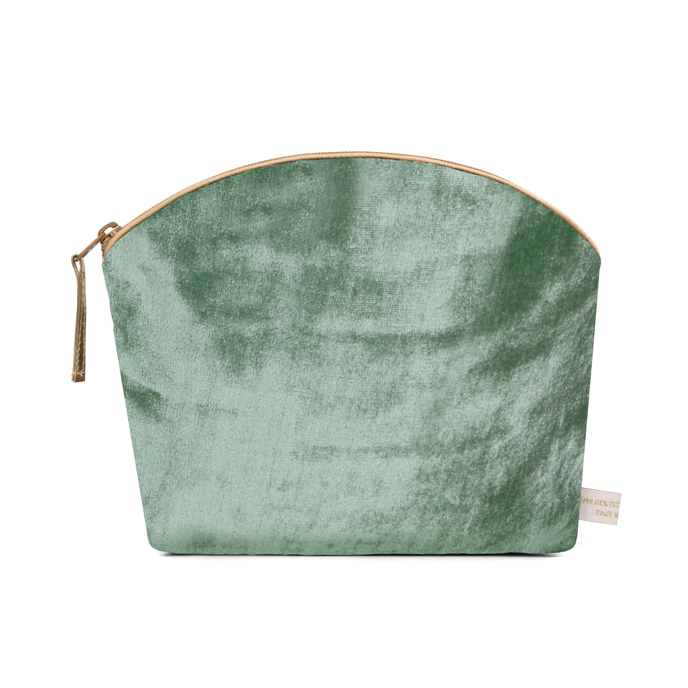 Holistic Silk Velvet Make-Up Bag with Lavender | Jade Silk Velvet