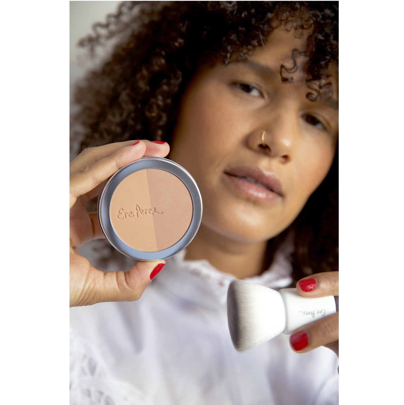 Ere Perez Rice Powder Blush & Bronzer - Roma