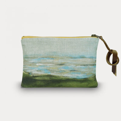 Maison Levy Linen Pouch - Au Loin 15x21cm