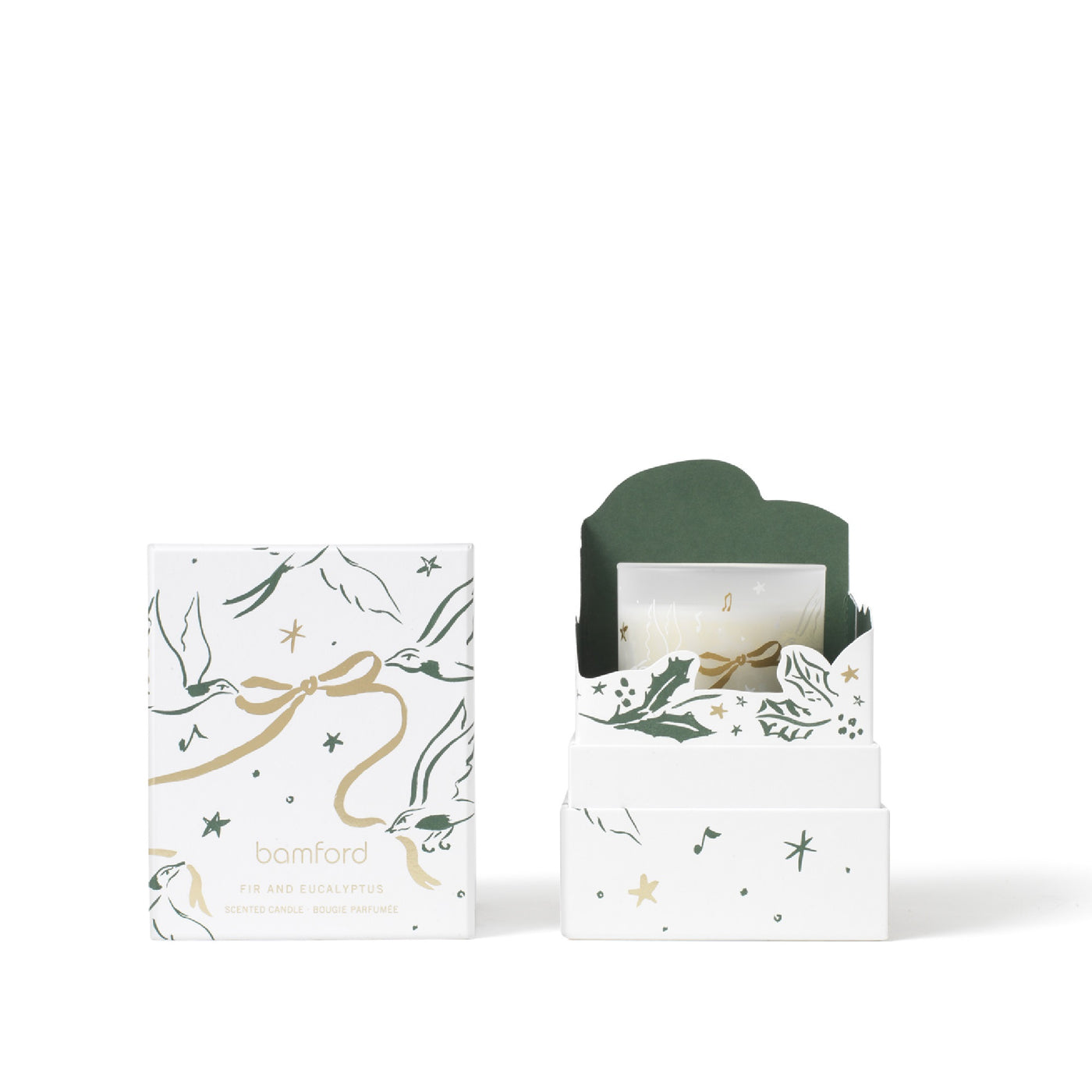 Bamford Christmas Fir and Eucalyptus Candle 140ml