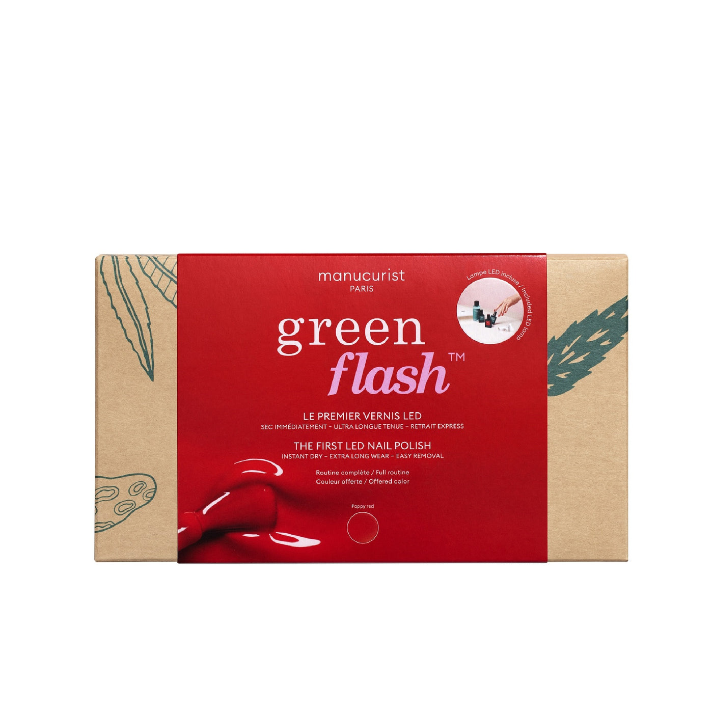 Manucurist Green Flash Essentials Kit - Poppy Red