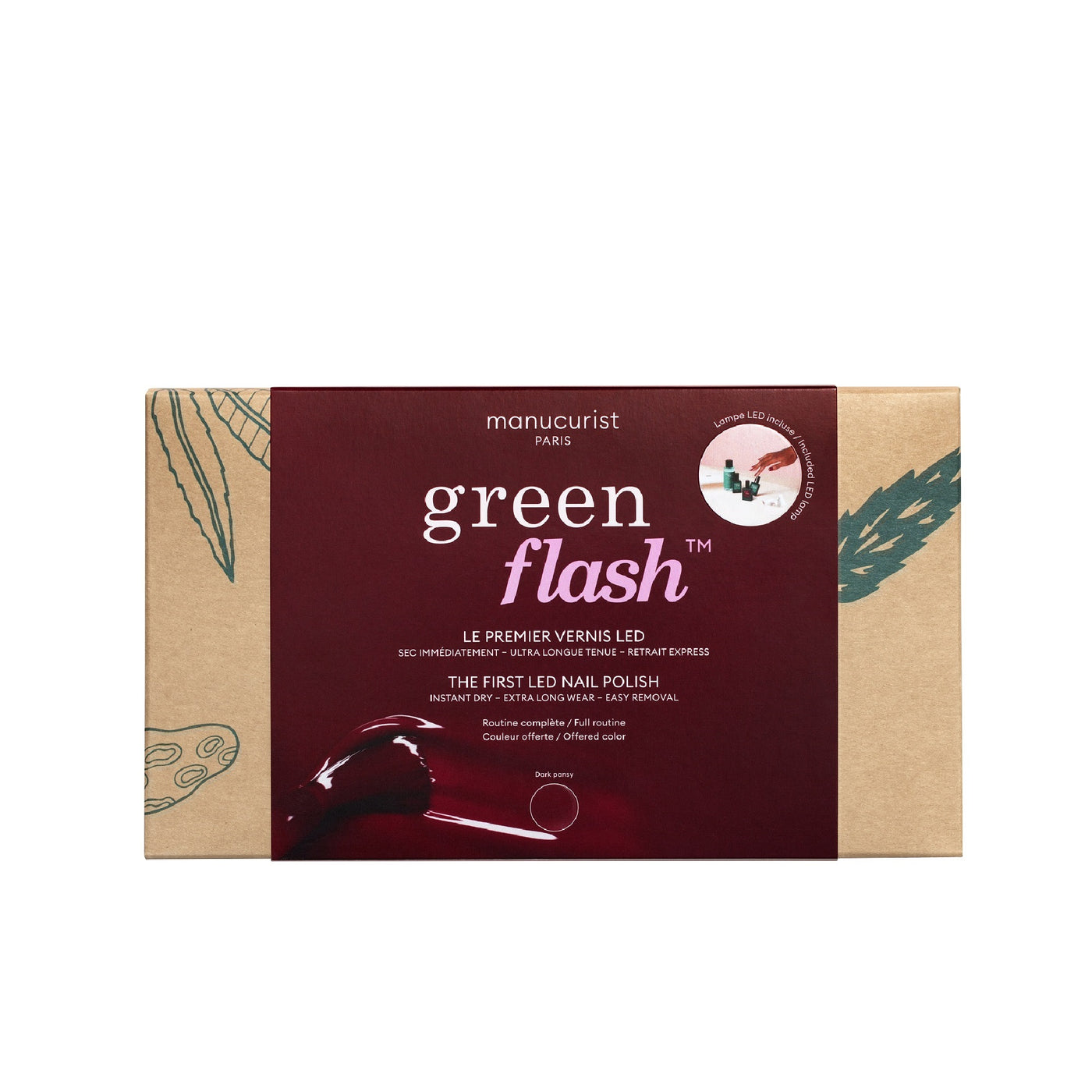 Manucurist Green Flash Essentials Kit - Dark Pansy