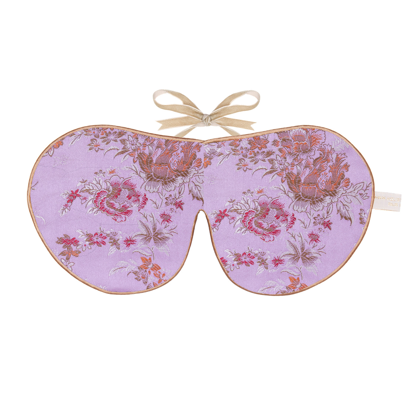 Holistic Silk | Silk & Velvet Eye Mask- Lilac Bloom