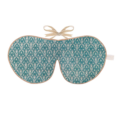 Holistic Silk Silk & Velvet Eye Mask | Jade Brocade