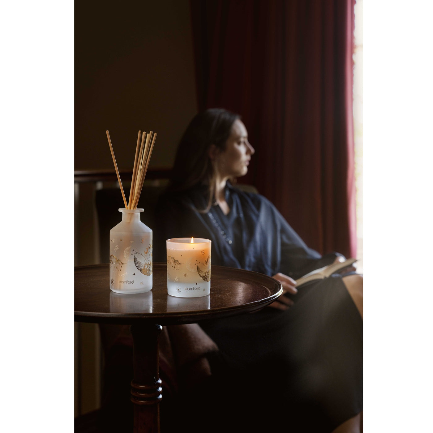 Bamford Christmas Eucalyptus & Fir Candle 140ml