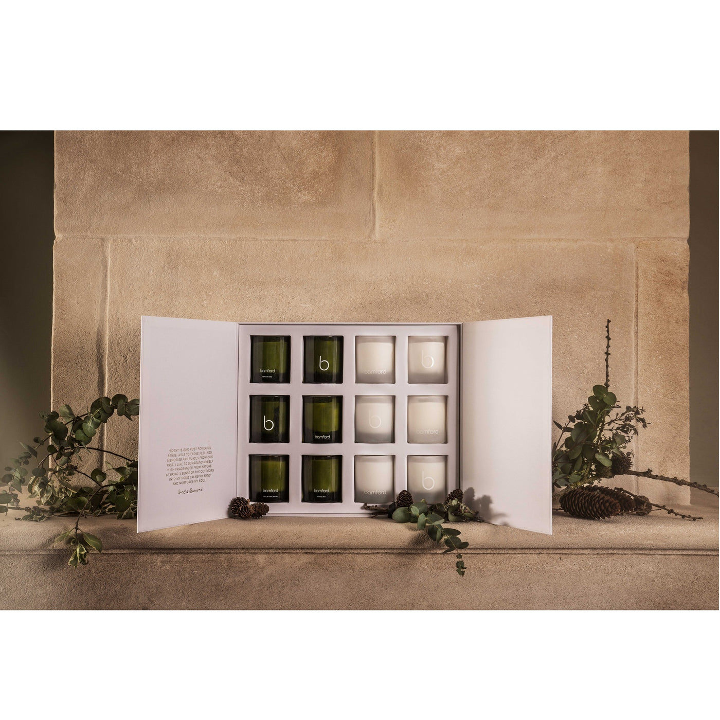 Bamford Twelve Months Candles Christmas Gift Set