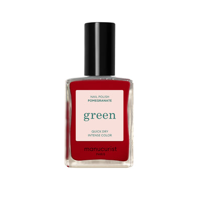 Green Nail Polish - Pomegranate 15ml