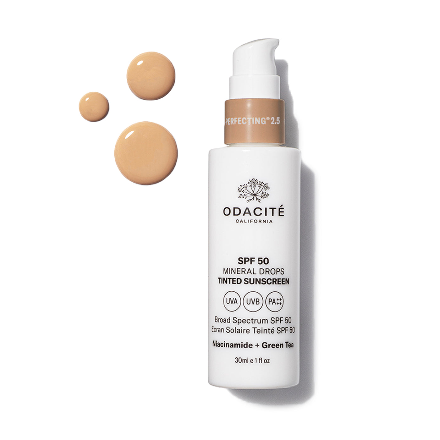 Odacite SPF50 Flex-Perfecting Mineral Drops Tinted Sunscreen 30ml