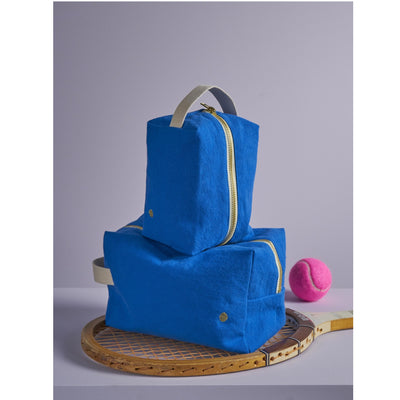 La Cerise Sur Le Gateau Toiletry Cube IONA - Bleu Mecano