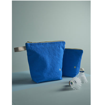 La Cerise Sur Le Gateau Organic Toiletry Bag IONA - Bleu Mecano