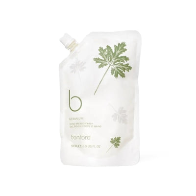 Bamford Geranium Hand & Body Wash Refill Pouch