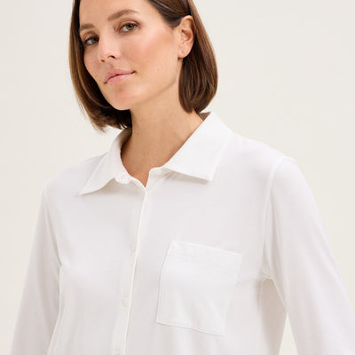 Laurence Tavernier Pyjama Top Les Basiques - White