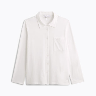 Laurence Tavernier Pyjama Top Les Basiques - White