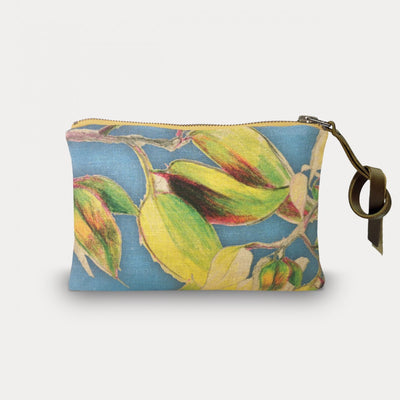 Maison Levy Linen Pouch - Mesange Bleu 15x21cm