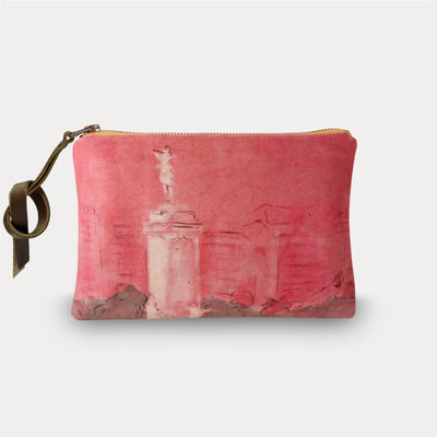 Velvet Printed Pouch - Monumento 15 x 21cm