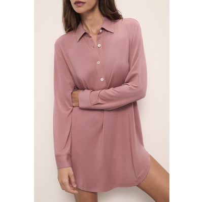 Eberjey Gisele TENCEL™ Modal Boyfriend Sleepshirt - Old Rose