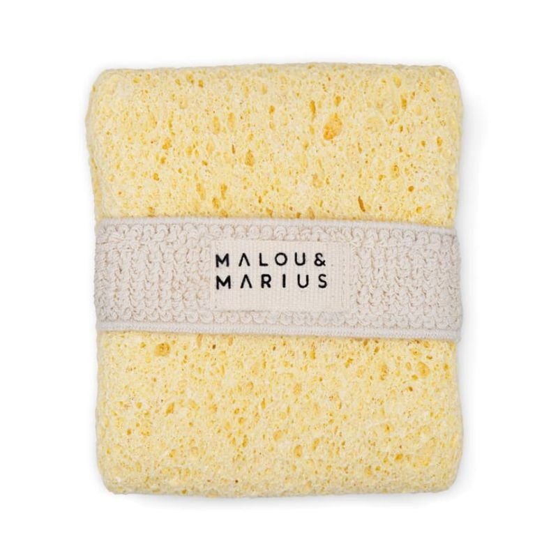 Malou & Marius Cellulose Body Sponge and Soap Holder
