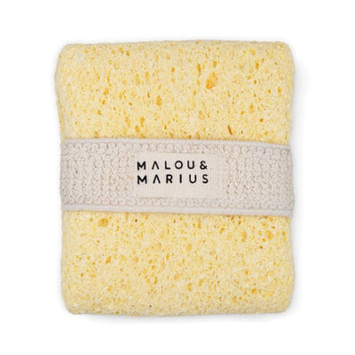 Malou & Marius Cellulose Body Sponge and Soap Holder