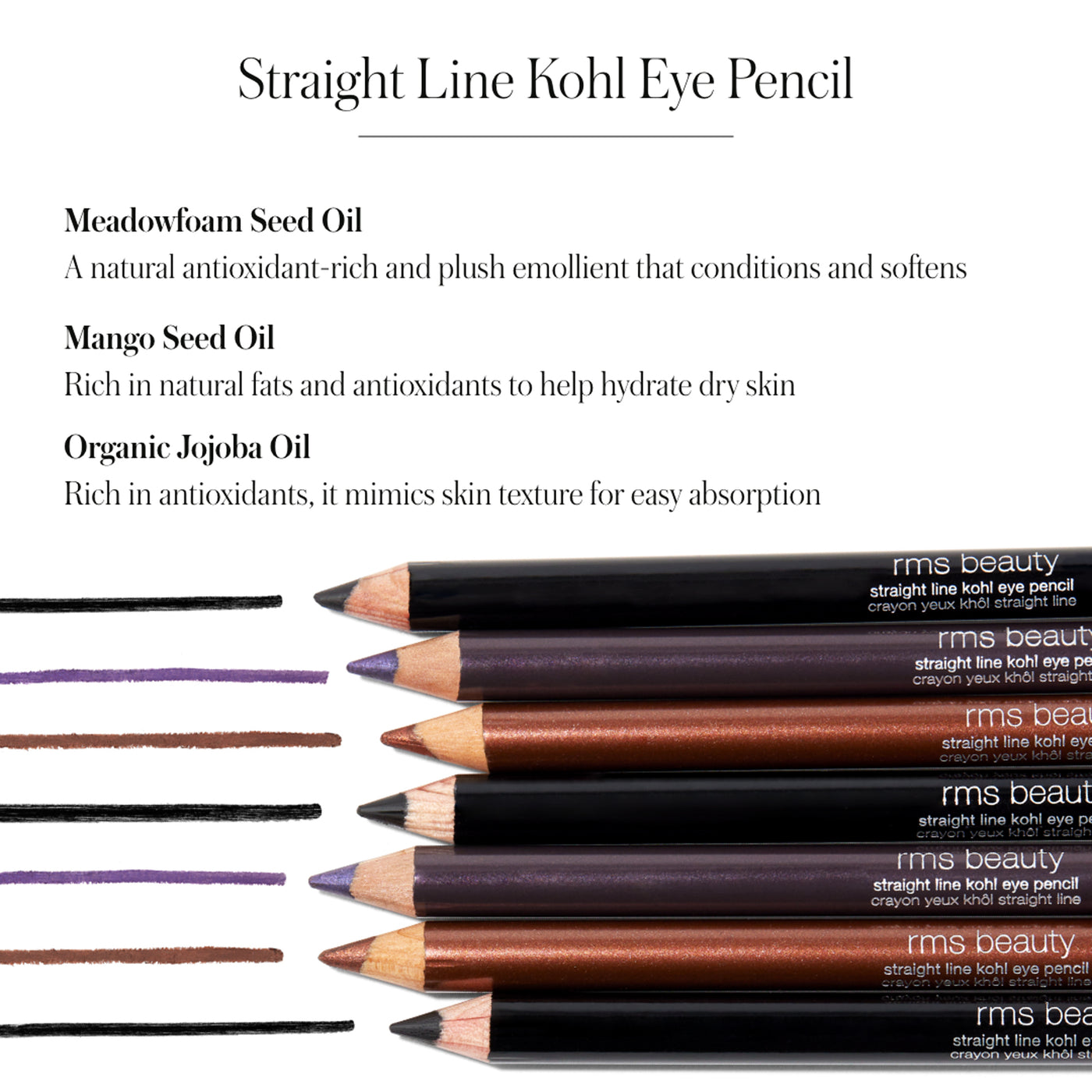 RMS Beauty Straight Line Kohl Eye Pencil in plum