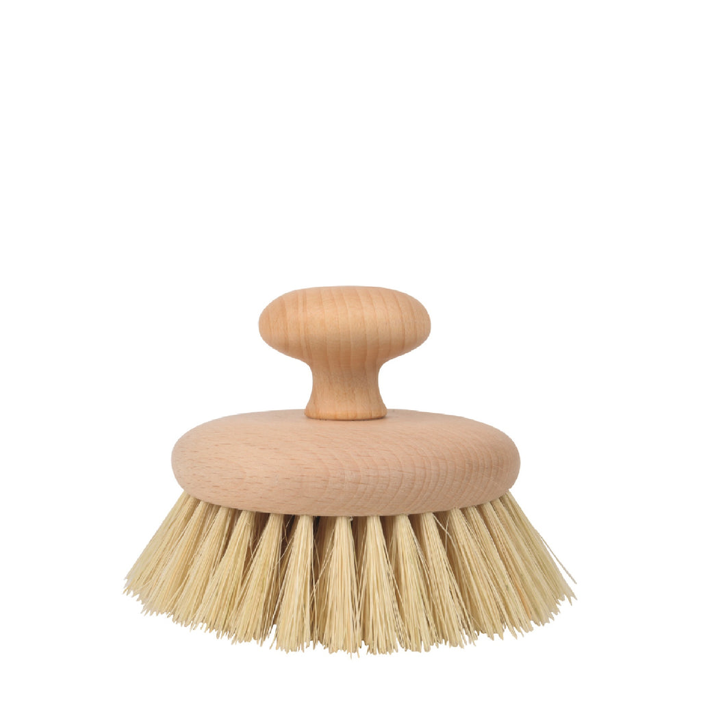 REDECKER Wire Velcro Brush with Oiled Beechwood Handle, 5-7/8-Inches