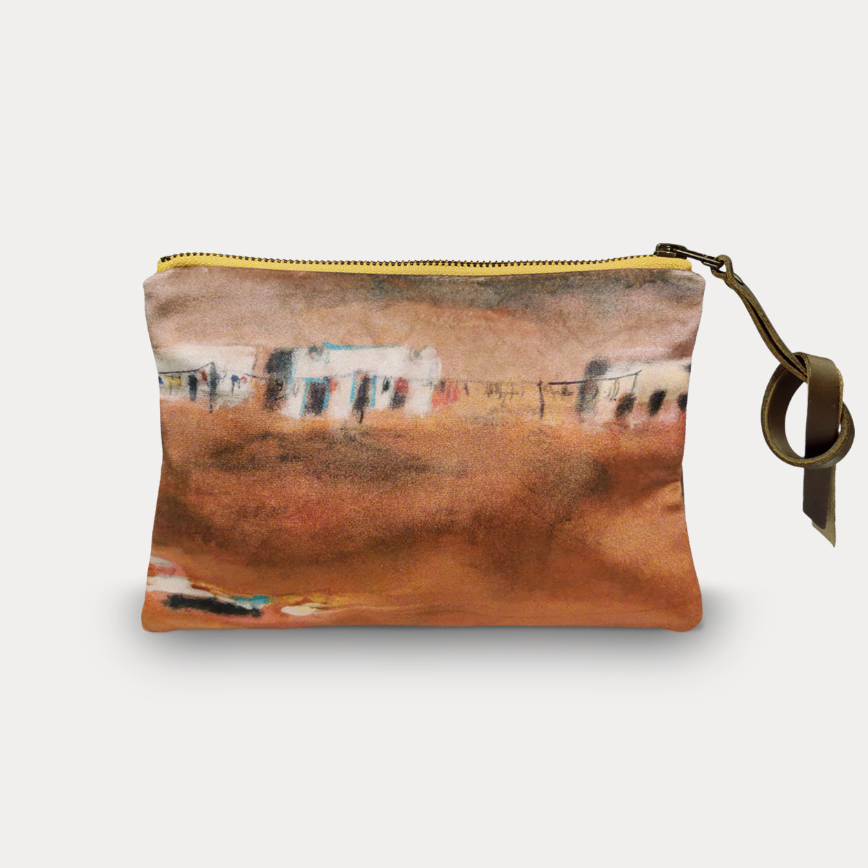 Maison Levy Velvet Printed Pouch - Cabo Verde 15 x 21cm