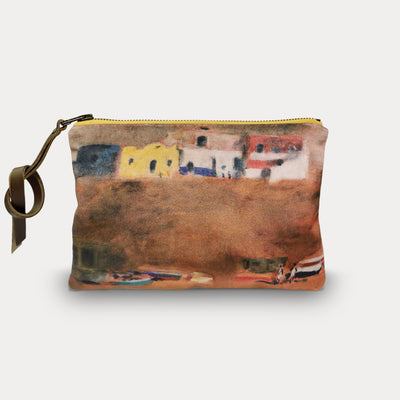 Maison Levy Velvet Printed Pouch - Cabo Verde 15 x 21cm