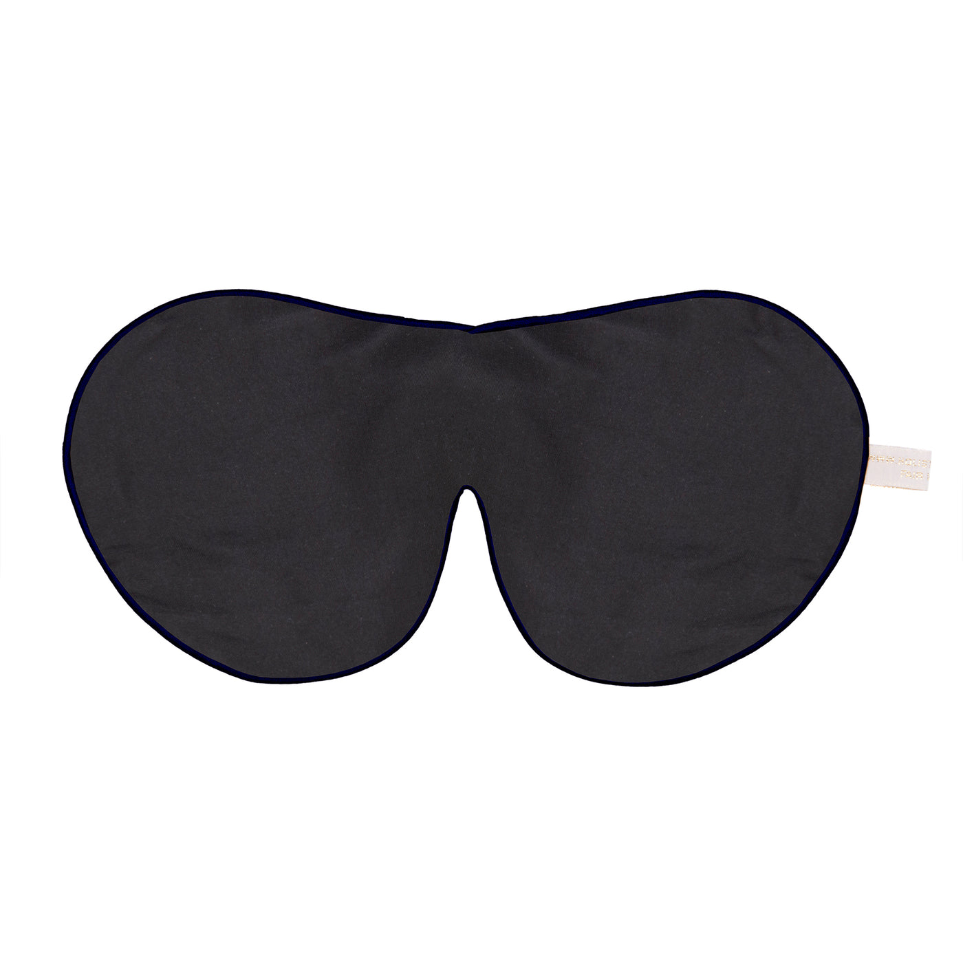 Holistic Silk Black One Strap Eye Mask with Lavender