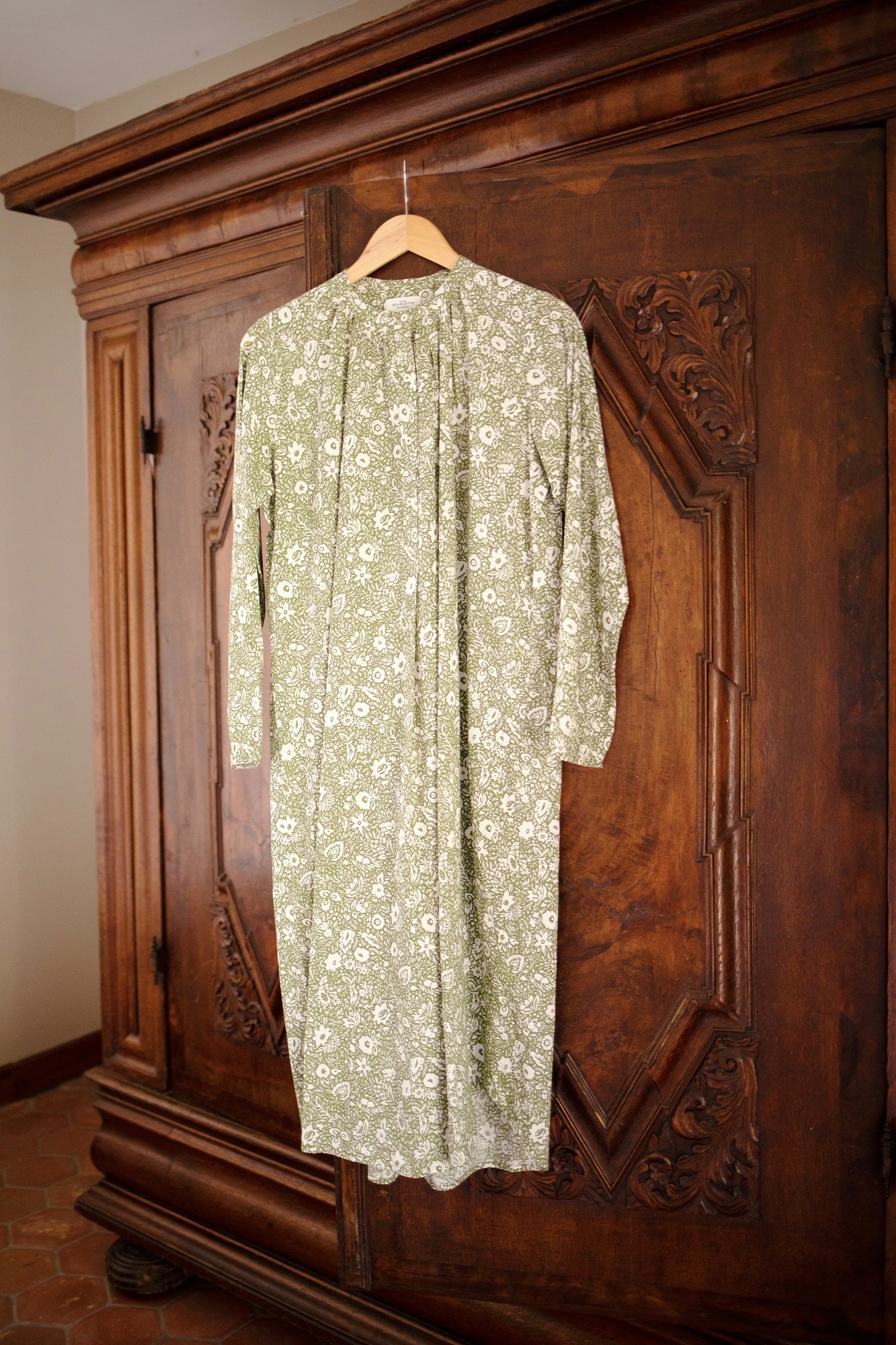 Scarlette Ateliers Long Nightgown - Victor Vert