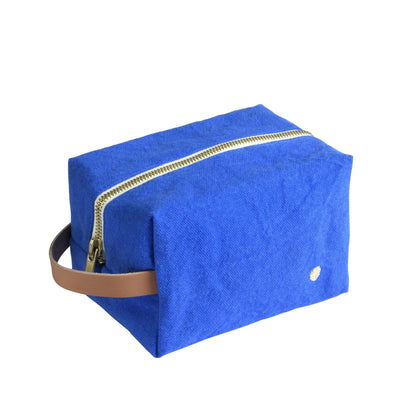La Cerise Sur Le Gateau Toiletry Cube IONA - Bleu Mecano 
