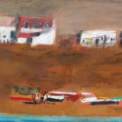 Maison Levy Velvet Printed Pouch - Cabo Verde 15 x 21cm