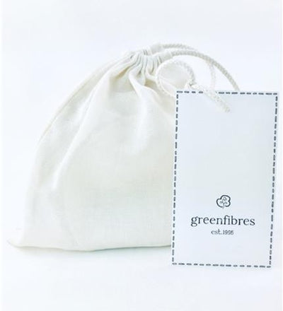 Greenfibres Organic Cotton Reusable Cleansing Pads with Bag 