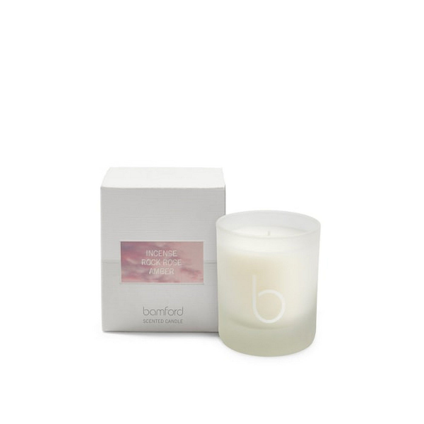 Bamford Incense - Rock Rose - Amber Scented Candle 140g